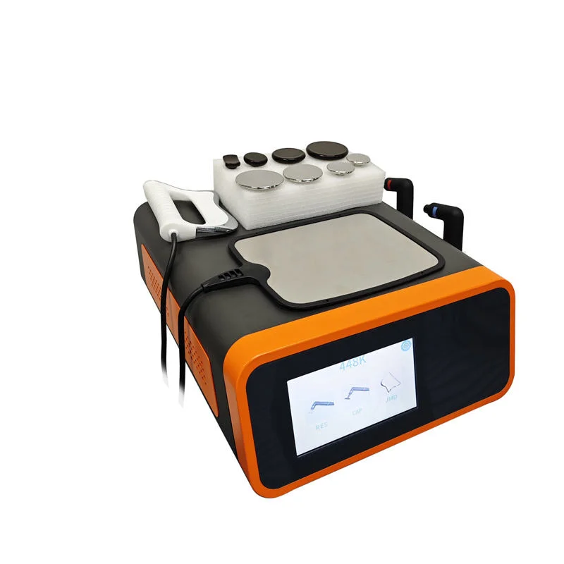 

Physio Tecar Therapy 448 кГц Монополярный радиочастотный аппарат для скульптуры тела для облегчения боли