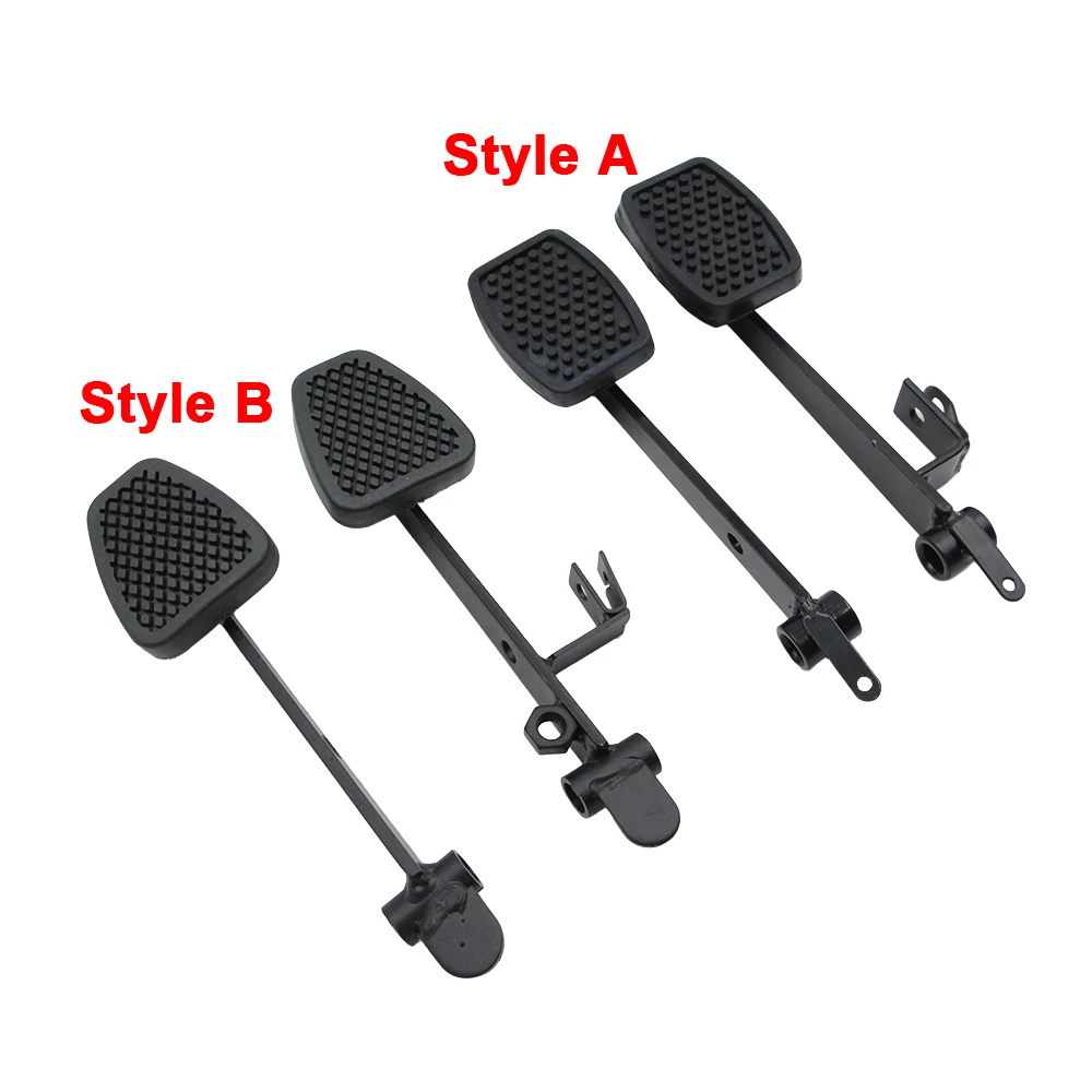 1 pair Brake Throttle Pedals Car Accelerator Pedal Nonslip Foot Rest Gas-Brake Pedal for Go Kart UTV ATV Accessories