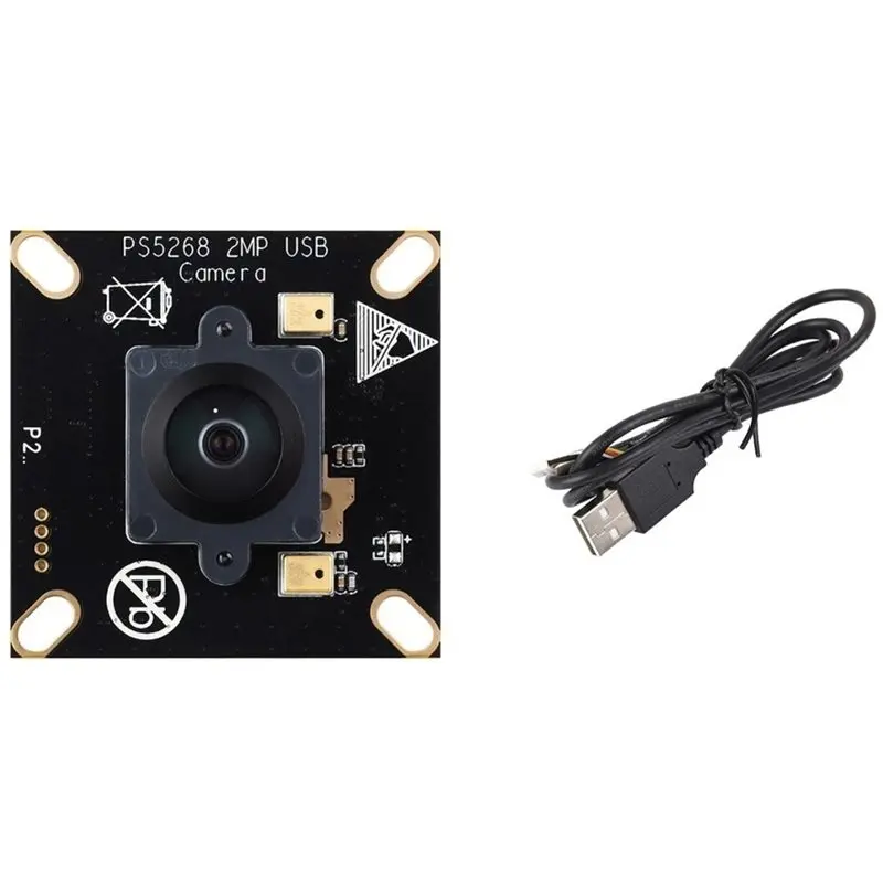 A97I-PS5268 2MP Camera Module Type B, USB 2.0 Header, High Dynamic Range, Rolling Shutter, Onboard Dual Microphones
