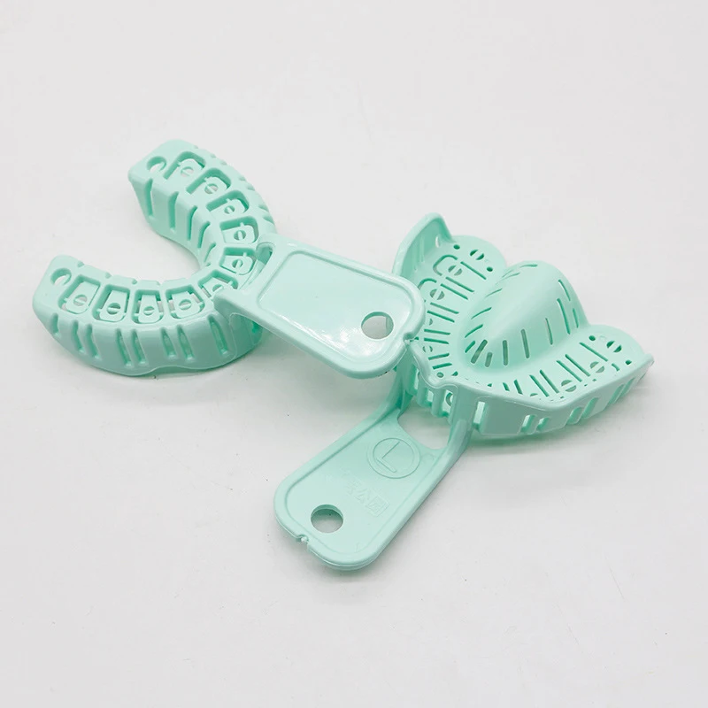 1pcs Dental Impression Set Tray Plastic Disposable Denture Trays Dentist Tools Dentistry Lab Material