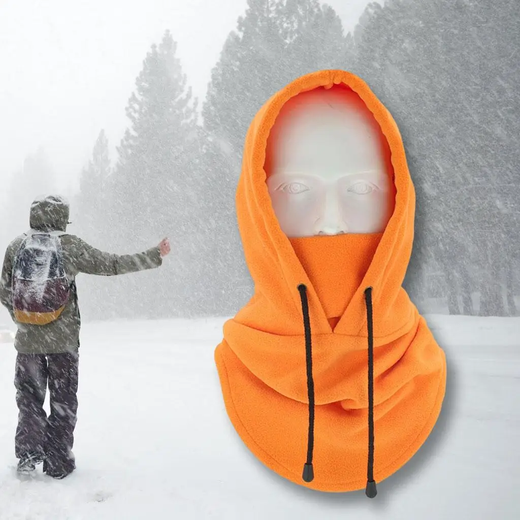 Gorro de invierno para hombre, máscara facial para clima frío, pasamontañas, capucha, deportes pesados al aire libre
