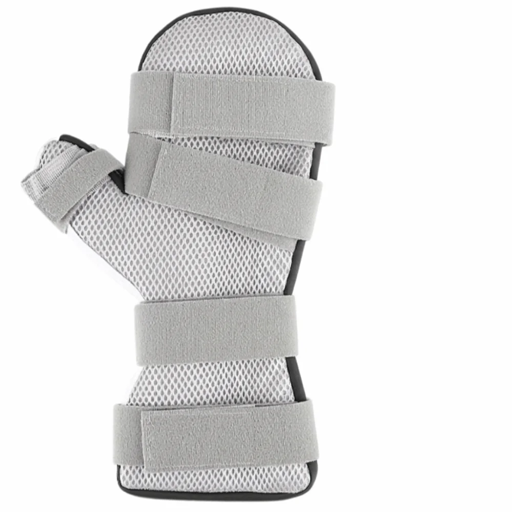 Orthotic Detachable Wrist Support Splint Breathable Adjustable Finger Splint Bendable Lightweight Finger Spreader Straightening