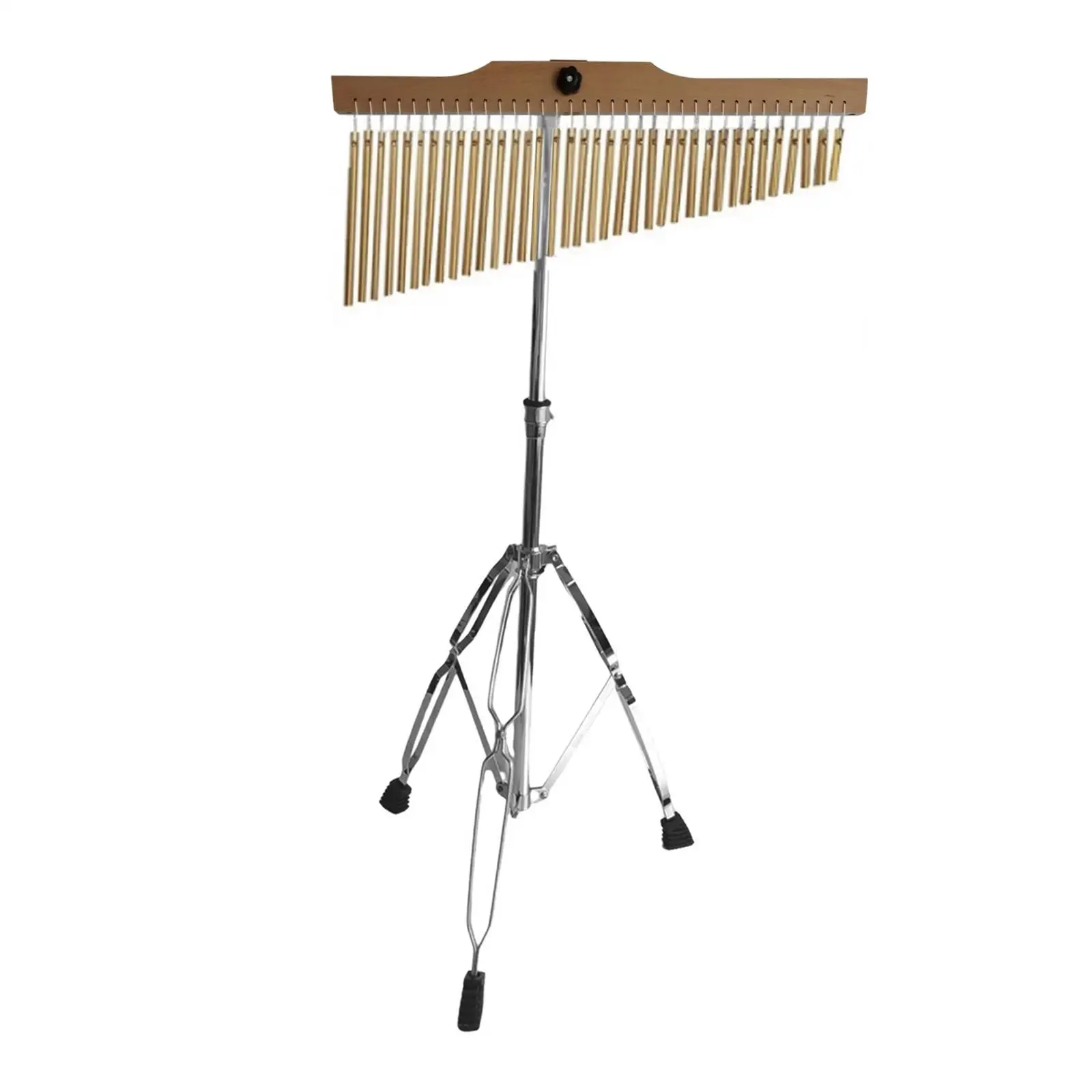 Carillon A 20 Toni In Legno Massello Con Martelletto, Strumento A Percussione Con Barre Di Metallo, Ideale Per Insegnamento E Relax, 35x27,9x5 Cm