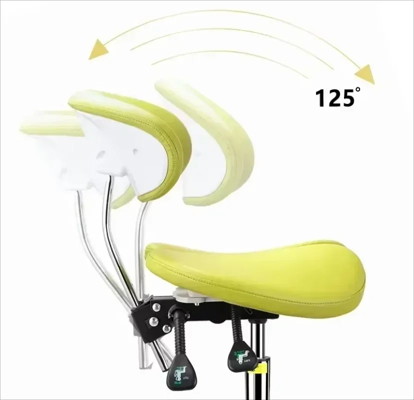 Hot sales Hospital Chair Lab Stool Hospital Doctor Nurse Saddle Chair Ergonomic Saddle Seat Height Adjustable