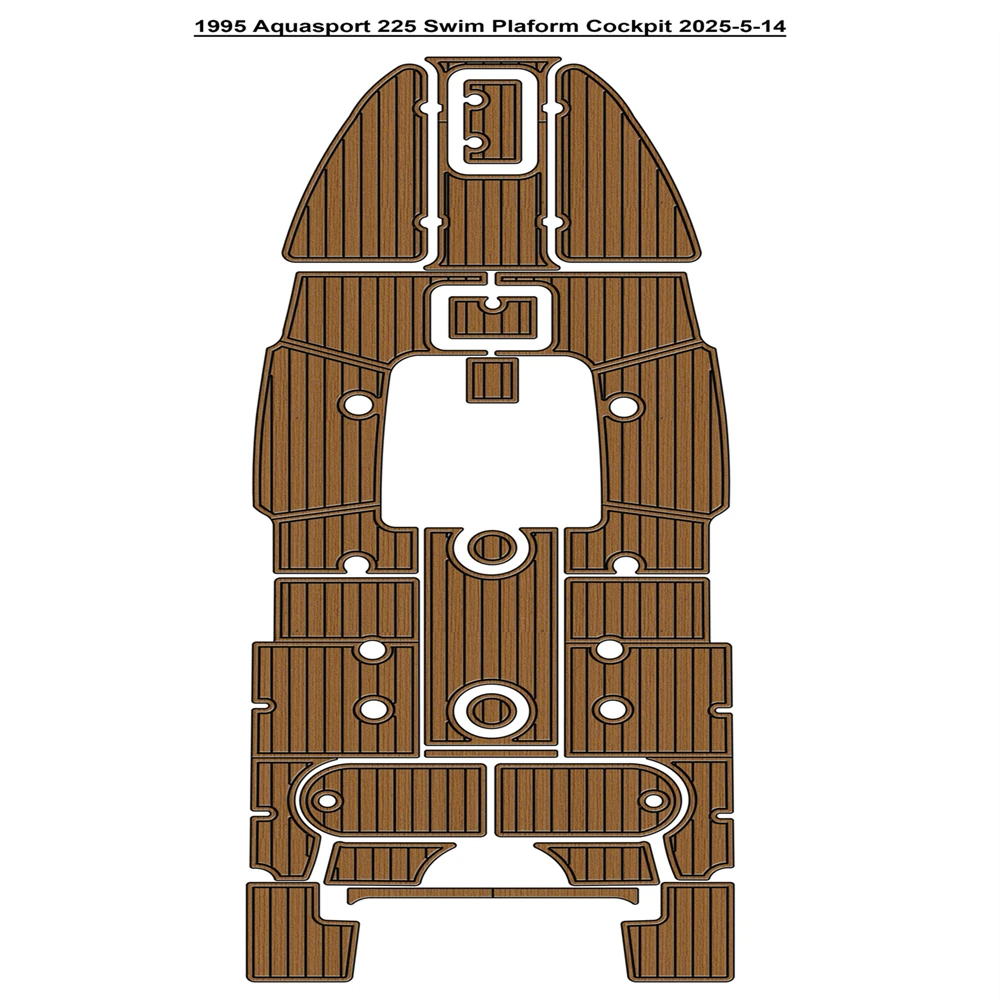 

1995 годы Aquasport 225, платформа для плавания, кокпита, лодка, тиковый пол из ЭВА, SeaDek, стиль Gatorstep, самоклеящиеся dwseryy