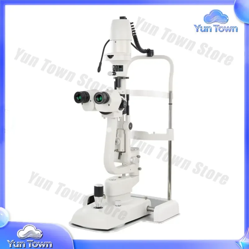 LS-5X Ophthalmic Slit Lamp for Eye Examination Equipment with 5-Step Magnification 6X to 40X Adjustable Slit Width Ergonomic
