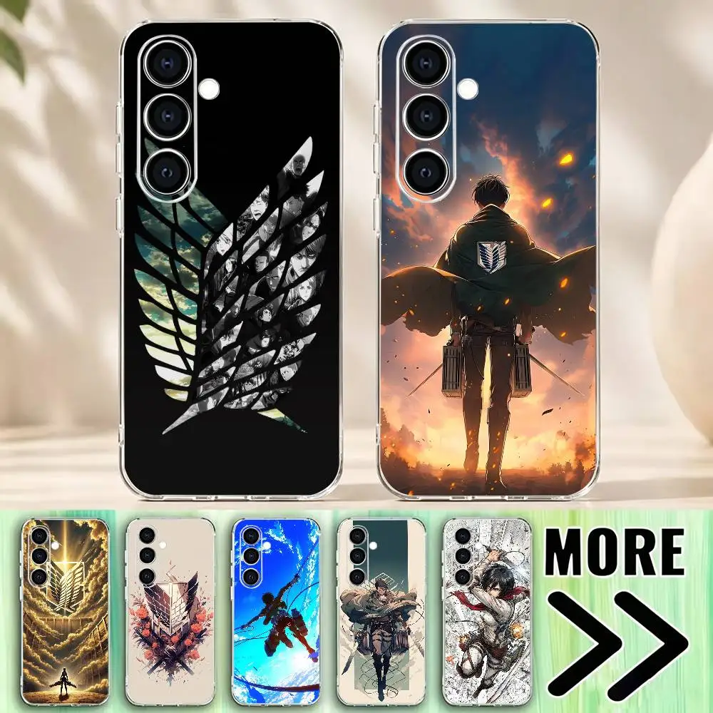 Insane anime A-Attack on Titan Phone Case Transparent Soft case Silicone For Samsung A73,A72,A71,A70,A53,A52,A51