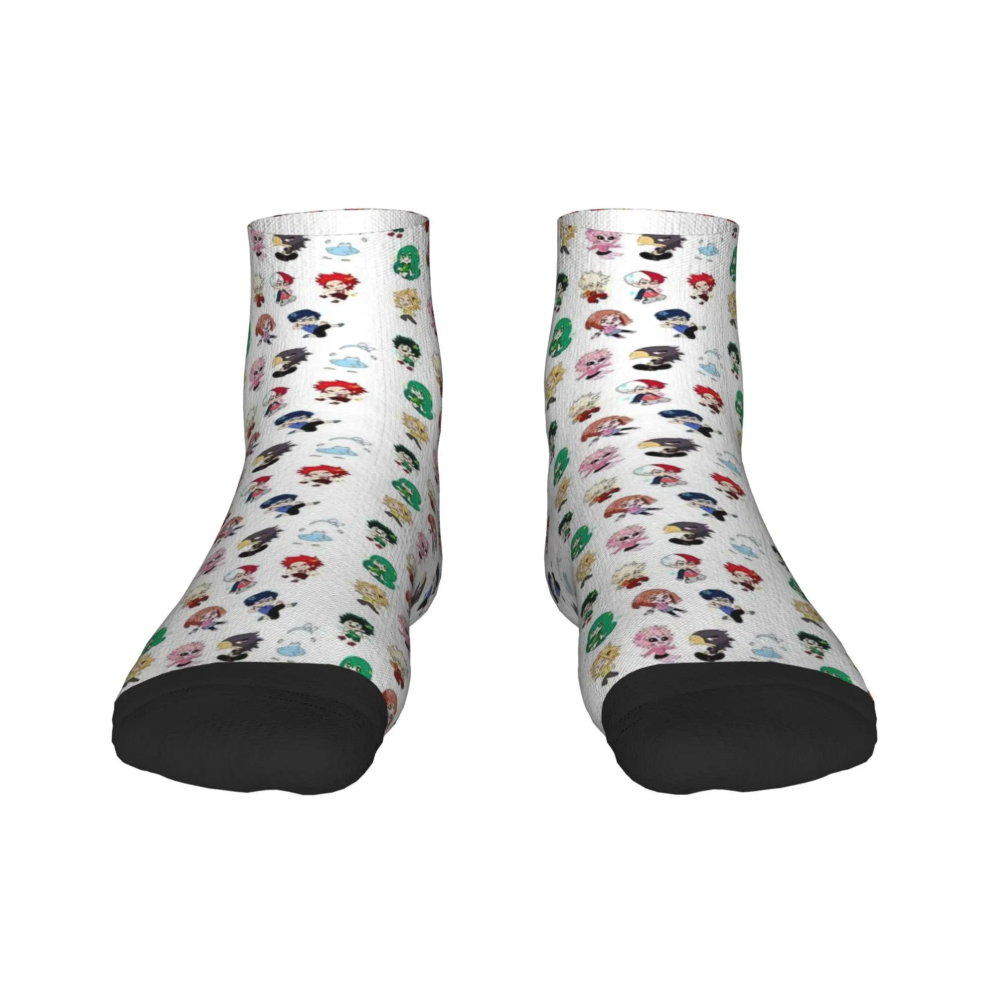 

Chibi My Hero Academia Socks Harajuku Super Soft Stockings All Season Socks Accessories for Unisex Christmas Gifts