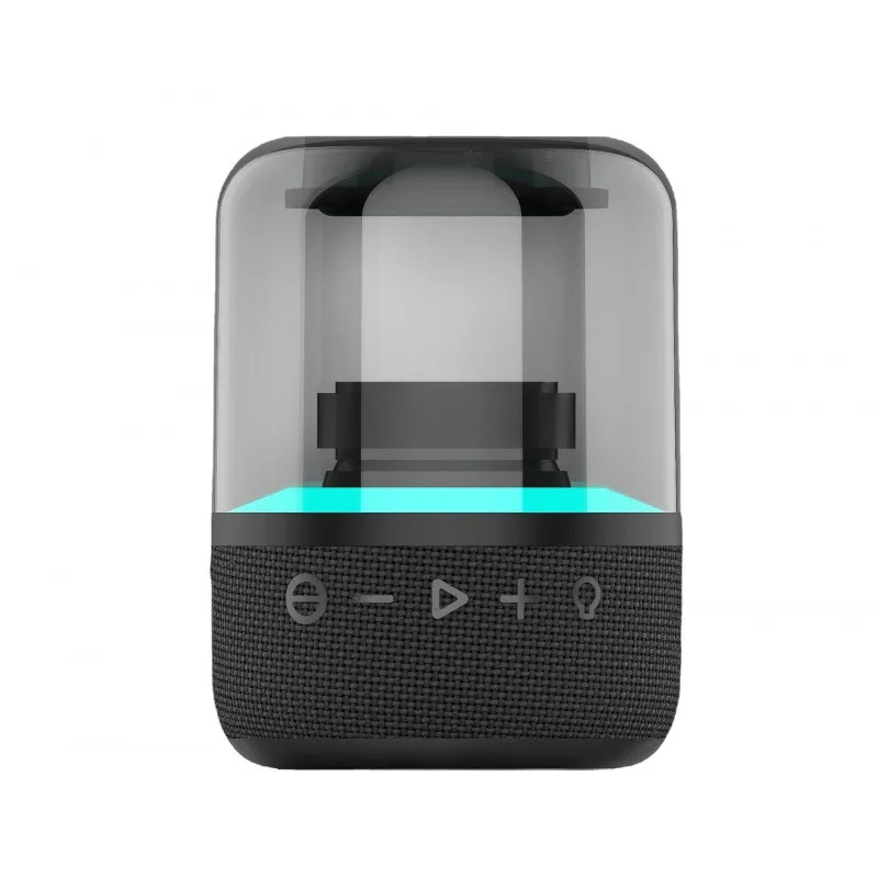 

F10 Glazed Bluetooth Speaker Wireless Computer Audio Desktop Small Steel Cannon Atmosphere Light Gift Wholesale