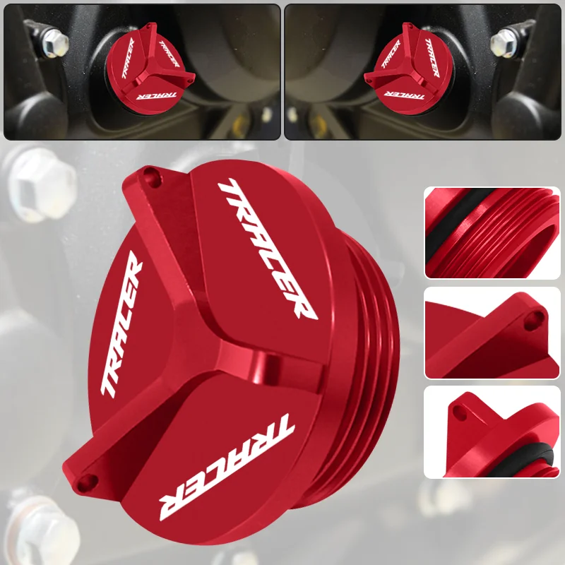 

New Tracer Motorcycle Engine Plug Cap Oil Filler Protective Cover For TRACER 9 GT tracer900 tracer900gt 2018-2024 Accessories