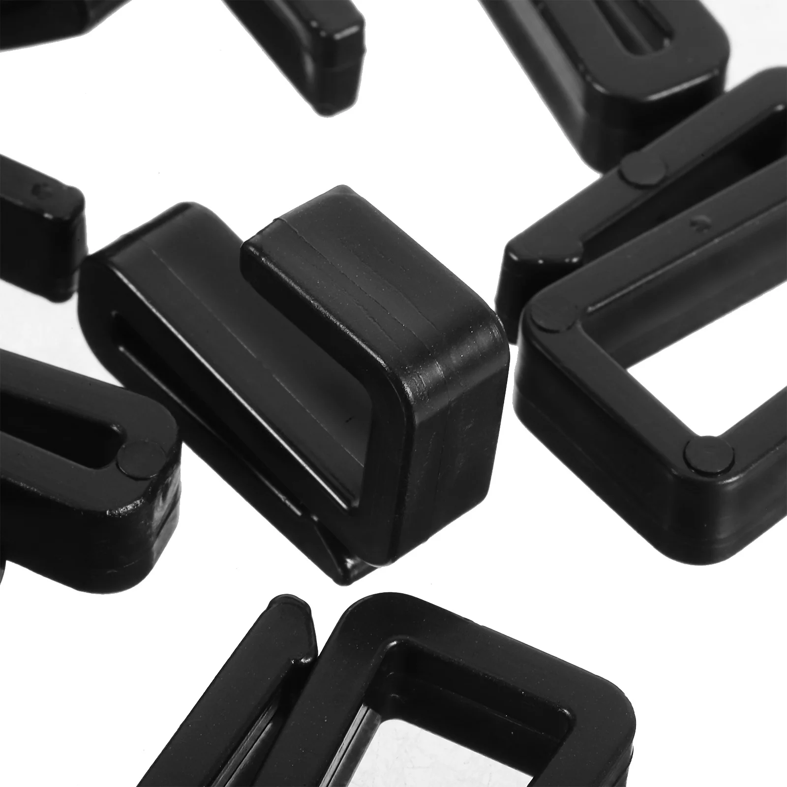 20Pcs Plastic Hooks Adaptable S-Shaped for Round Square Pipes Flat Racks Laundry Room Plant Hangers Utility S-Hangers