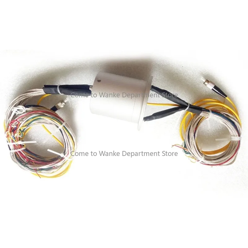 Deposit- Fiber Optic Slip Ring OD 60mm 1 Channel FORJ Rotary Joint 18 Signal Power Wire For Radar Antenna Photovoltaic Slip Ring