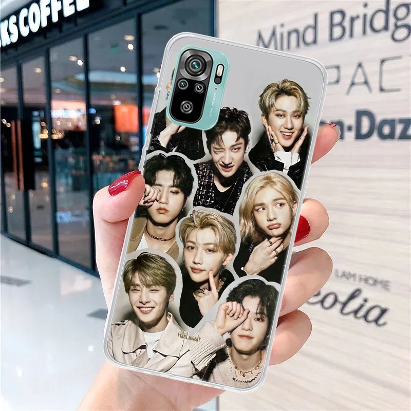 Kpop Stray Kids Soft Phone Case for Xiaomi Redmi 12 12C 9 9A 9C 9T 10 10A 10C 8 8A 7 7A 6 6A K70 K60 Pro K40 K20 Cover