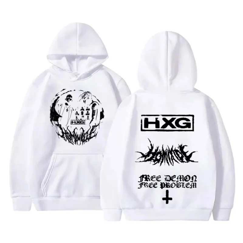 Rapper Homixide Gang Snot or Not Hoodie Playboi Carti Sweatshirt HXG Hoodies Opium Merch Clothes Men Hip Hop Oversized Clothing