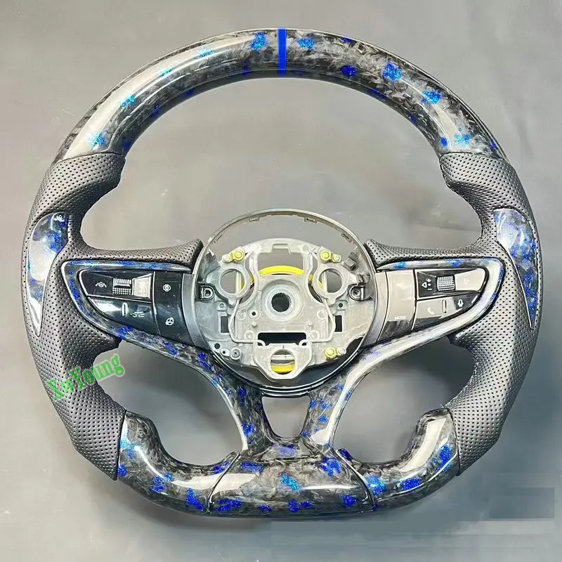 For BYD Seagull Seal‌ 06DM-i Yuan Dolphin Customize D-Shape 100% Real Carbon Car Steering Wheel