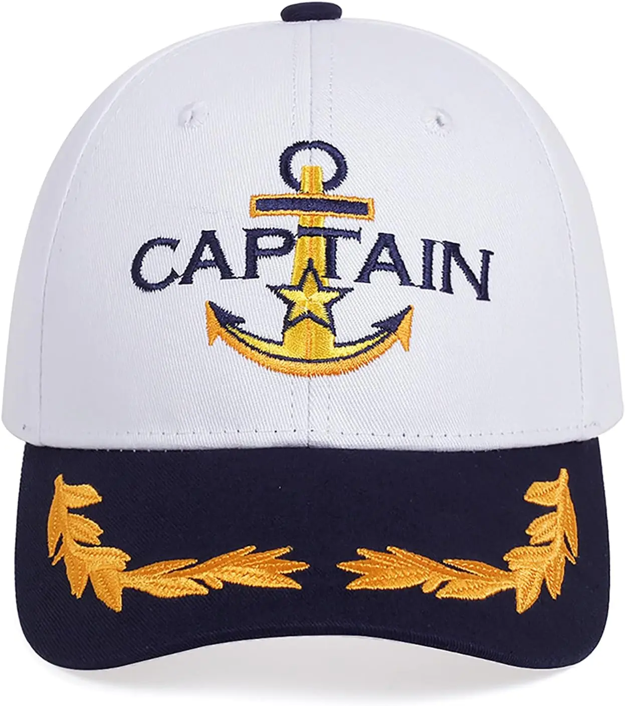 

Adjustable Yacht Hat Sailors Hat Nautical Marine Sailor Navy Hat,Baseball Cap Sea Cap for Adult.