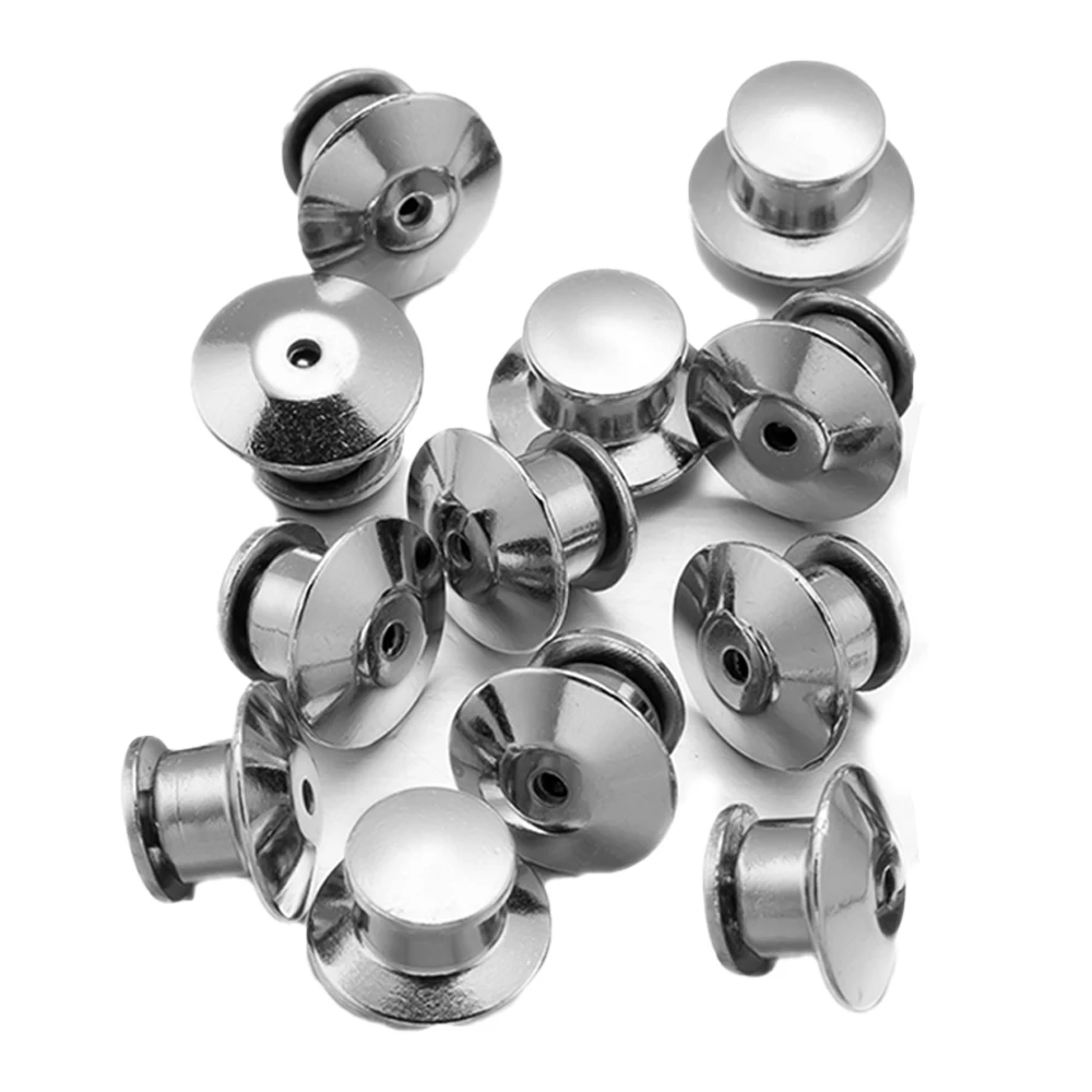 10/30/50 piezas Broches de seguridad metálicos con cierre de seguridad para accesorios de fabricación de joyas DIY, fornituras y manualidades