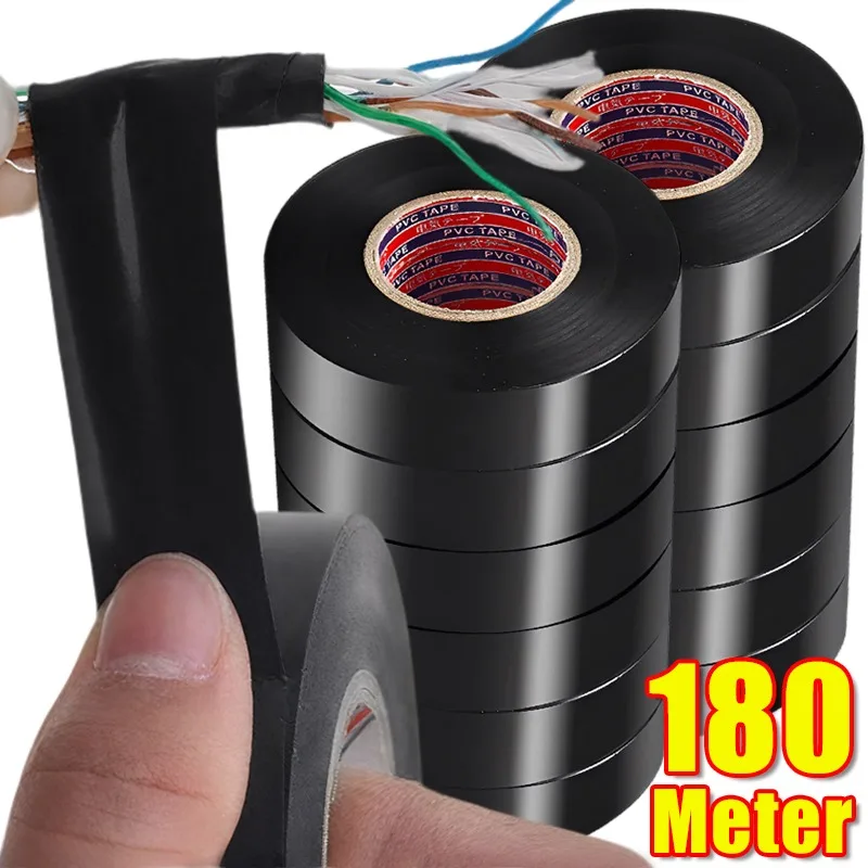 30/2x Heat Resistant Electrical Tape Waterproof High Temperature PVC Adhesive Tape Industrial Auto Wiring Harnessing Repair Tape