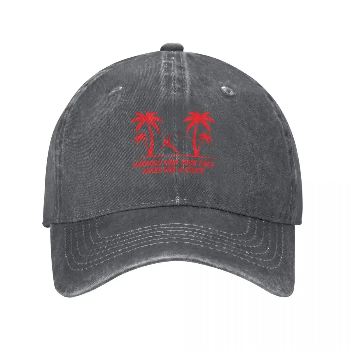Solo quería que tu supieras, Carmelo dijo que tu cara parecía un reloj. Gorra de béisbol, gorra de golf, gorra táctica militar, gorras para mujer, gorras para hombre.