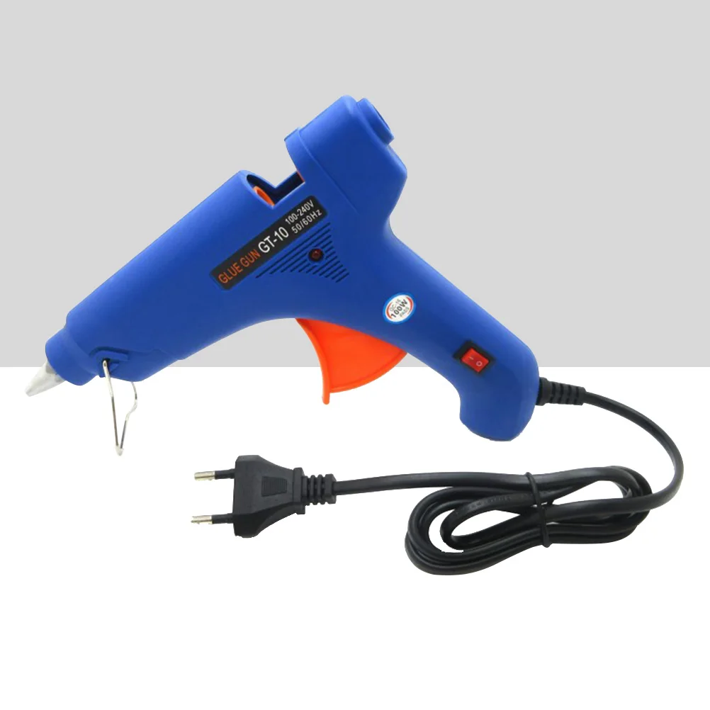 

Hot Glue Gun 100-240V Quick Heat 1Min Melt Glue Stick 10.5-11.5Mm Ergonomic Design Insulated Nozzle safety For Diy