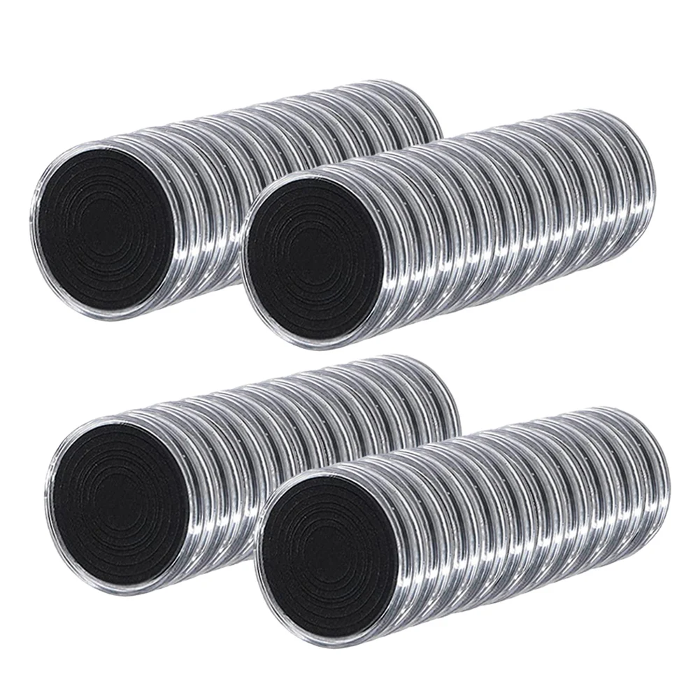 40 Count Coin Capsule Holder Transparent Plastic Cases with Adjustable Gaskets for Broad Coin Size Compatibility