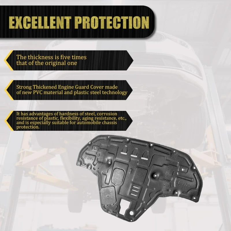현대 쏘나타 2024 2025 엔진 커버 스플래시 쉴드, 엔진 쉴드 스키드 플레이트, 차체 하부 보호 패널 머드가드