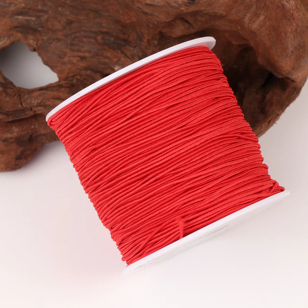 

100m Red Elastic String Jewelry Elastic Strand Smooth Wear-Resist Beads for DIY Bracelet Necklace Beads String