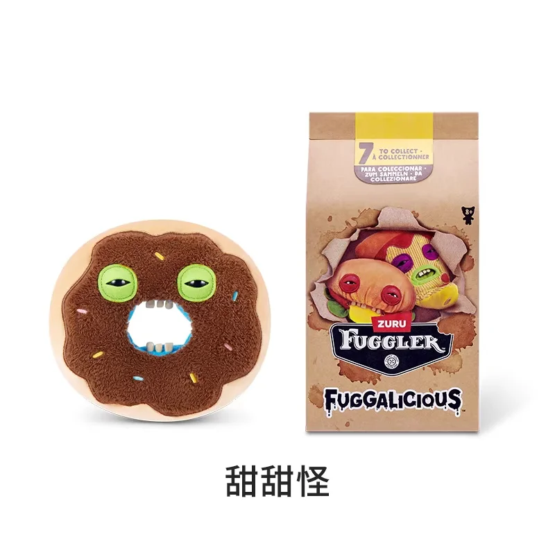 

Оригинальные плюшевые игрушки Fuggler Random Blind Box: FUGG ALICIOUS, Sloppy Scoops, Urga Burga, Sashimmay, Dernut Monsters. Загадочные коробки-сюрпризы. Подарки.