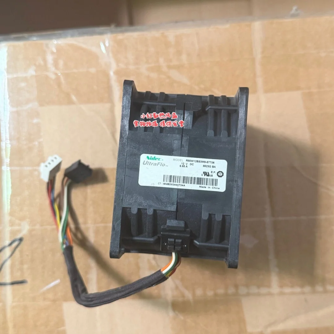 

Nidec R80W12BS3M9-57T06 DC 12V 6.65A 80x80x56mm Server Cooling Fan
