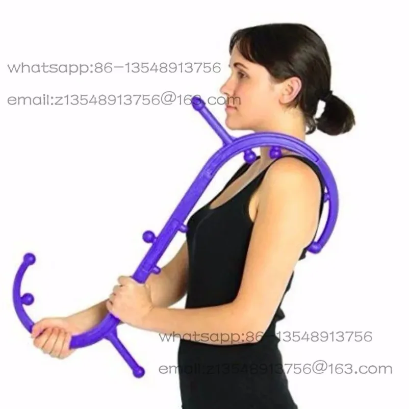 S-type Shoulder, Neck  Acupoint Massage Stick  Waist and Back Massager, Spot Quick Delivery