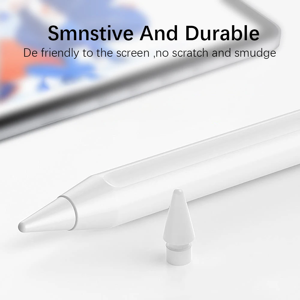 1/2/3szt Końcówki do ołówków Apple Pencil 1. 2. generacji Końcówka do pióra iPencil do Apple iPad Pro Air Stylus Pen Zapasowa stalówka Akcesoria