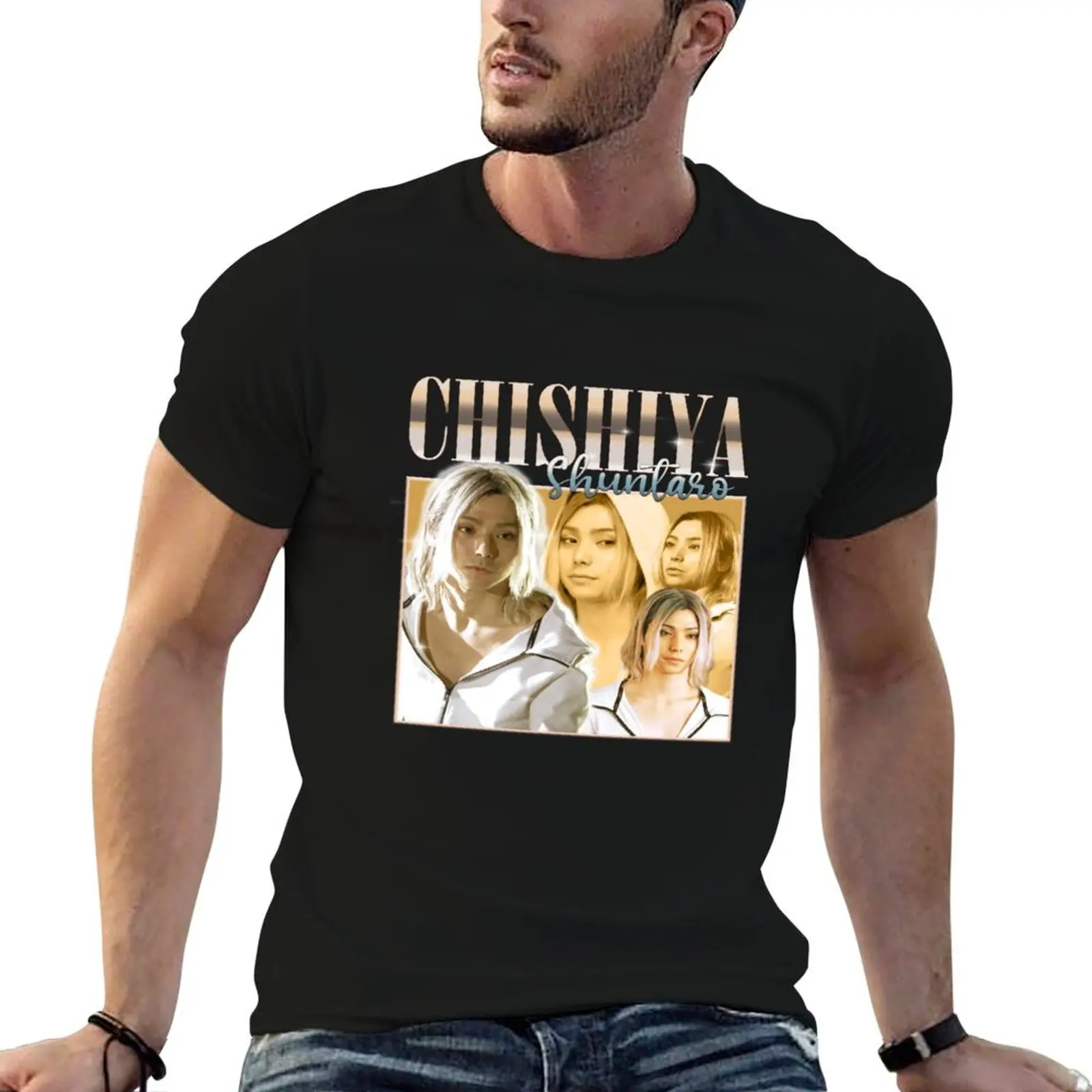 

chishiya shuntaro T-Shirt man tshirt man t shirts cotton T-Shirt