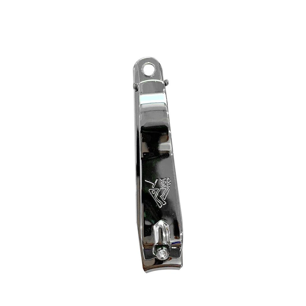 

Stainless Steel Nail Clippers Toenail Manicure Tool with File 54x13mm Silver Durable Wide Edge Beaded Keychain Portable