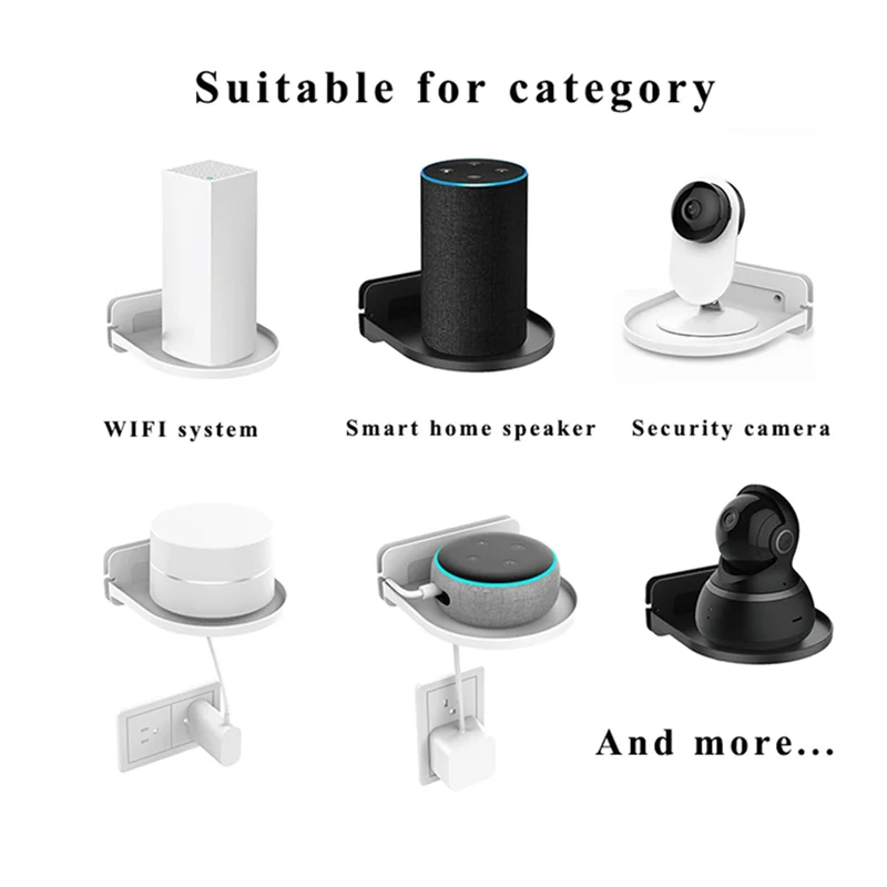 DIGIT-Wall Mount Holder Stand For Tenda Nova Linksys Velop TP-Link D-Link For Google Nest Wifi Router