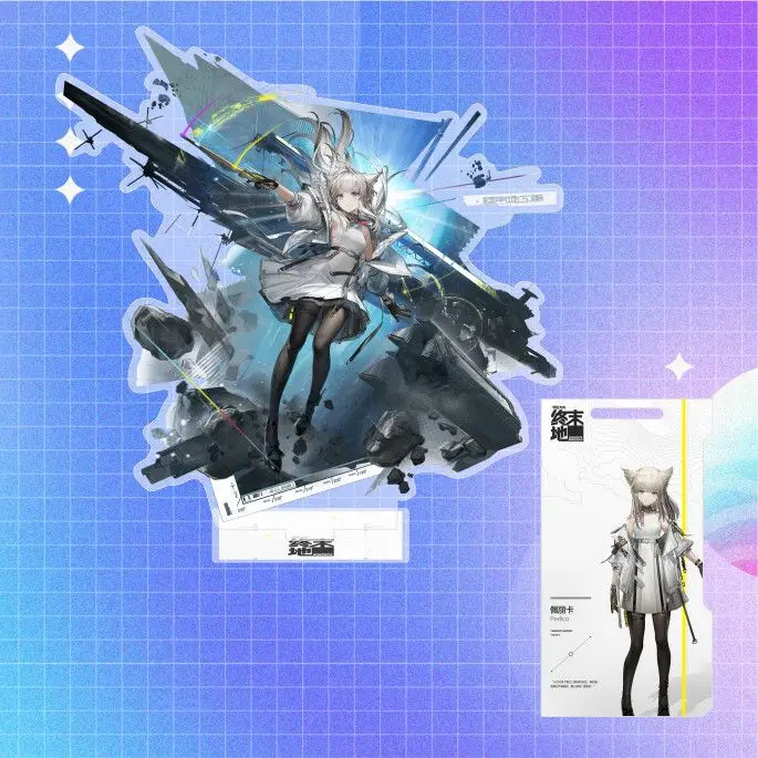 

Arknights: Endfield Perlica Anime Figure Acrylic Stand Model Plate Desk Decor Standing Sign Desktop Fans