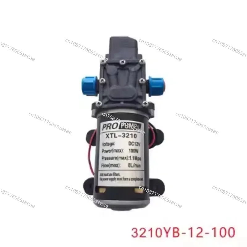 PRO PUMPS XTL-3210 DC12V DC24V 80W 1.0MPa 6L/min 100W 8L/MIN  Miniature High Pressure Diaphragm Pump with Pressure Switch