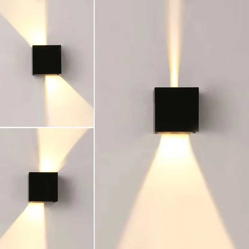 Modern LED Wall Sconce with Rotatable Design for Bedroom Bedside Living Room Bathroom Stairs Indoor Lighting Fixture