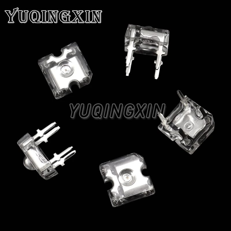 10pcs 3mm F3 Piranha LED White Red Blue Green Yellow Amber Clear 3mm LED Diode Light Emitting Diode 4-pins Diodes Brightness