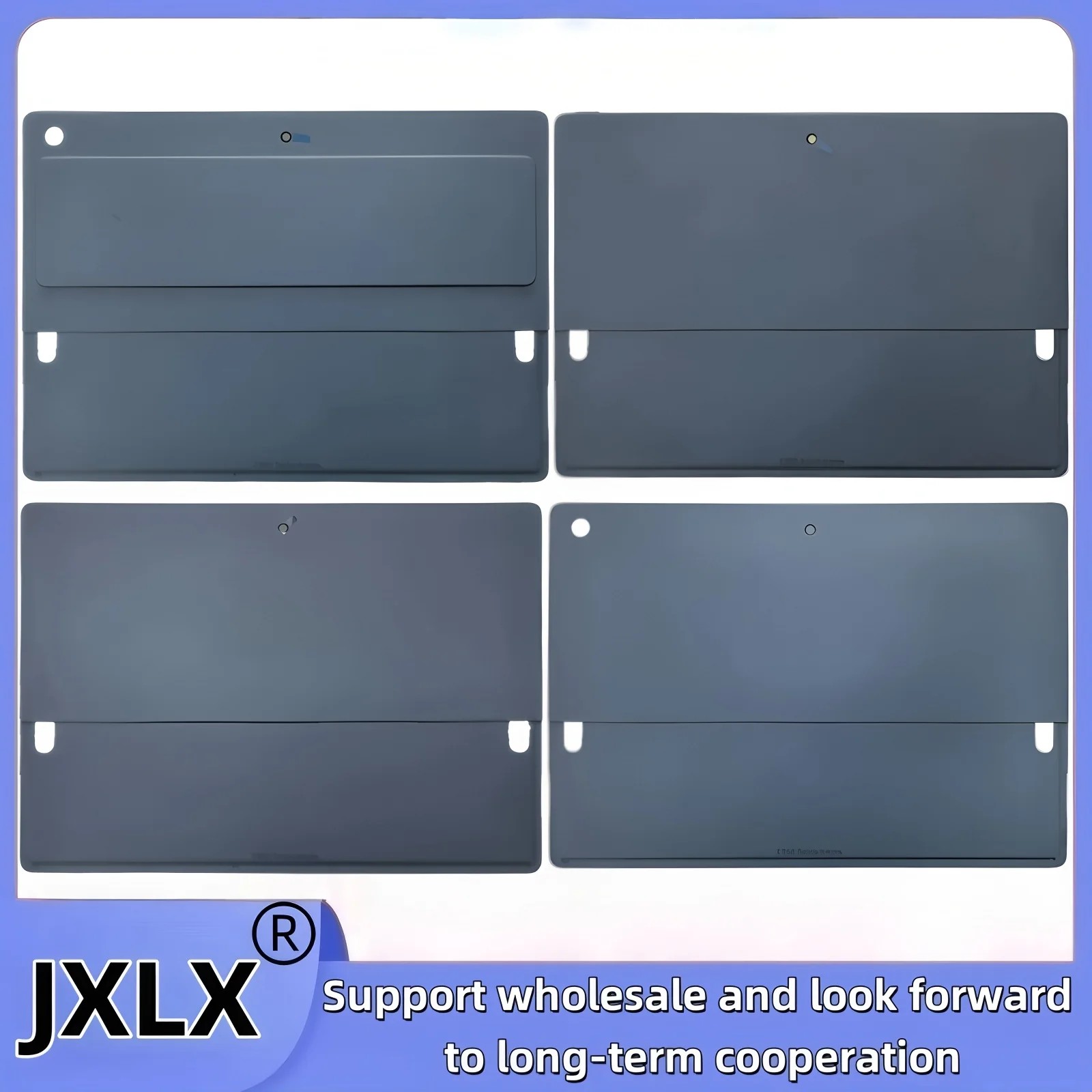 JXLX® LCD Back Cover Top Case for Dell Latitude 7350 Detachable 2-in-1 Laptop Bezel Front Cover - New