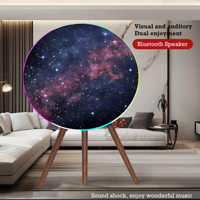 2024 New UFO 100 W Wireless Speaker Integrated Atmosphere Home o Bt High-end Living Room Decoration Subwoofer