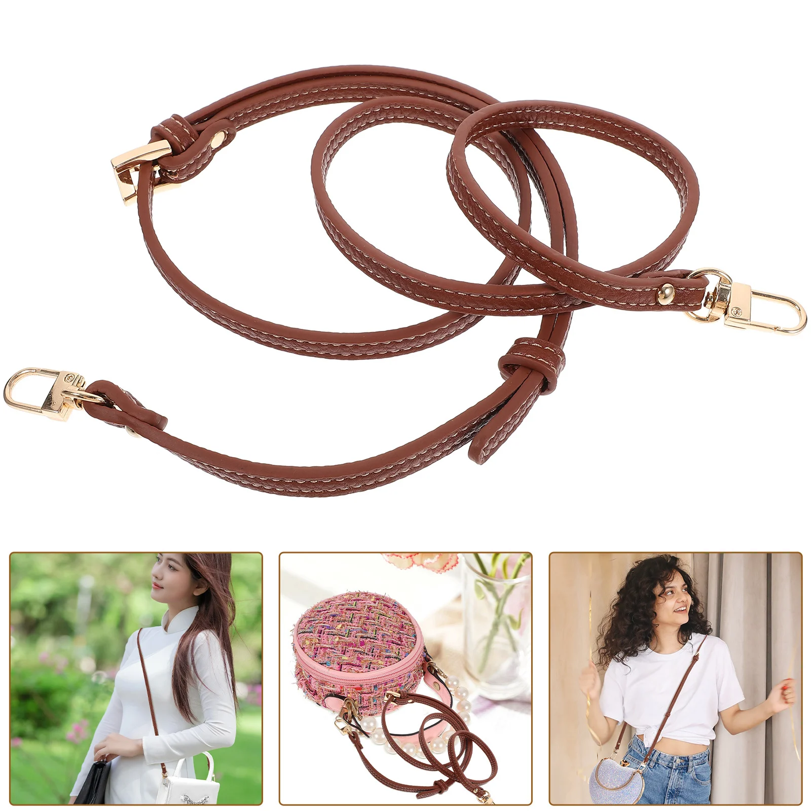 

Adjustable Bag Strap Replacement Strong Load Bearing Crossbody Shoulder Strap for Purse Handbag Clutch Use