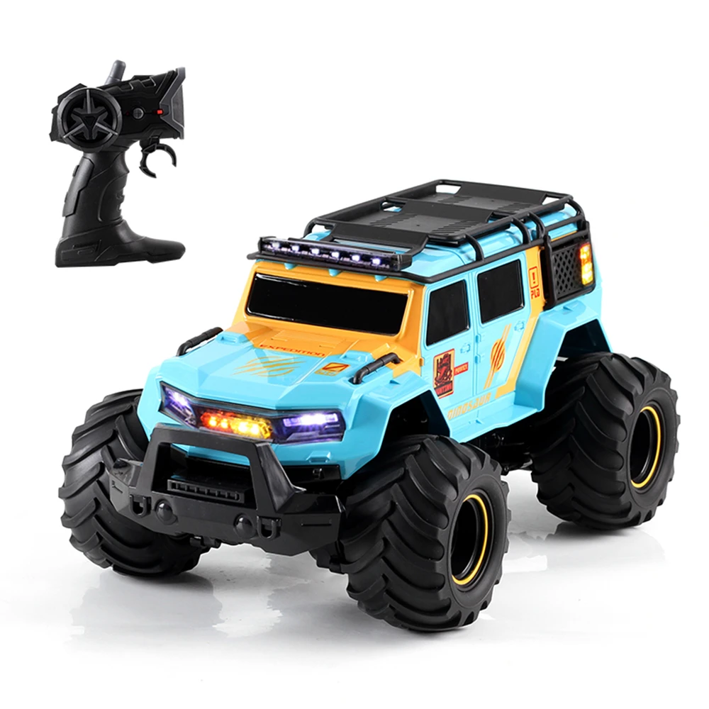 9IMOD 1/16 RC Car Amphibious Stunt Vehicle 2.4G 4WD Police Car Waterproof Climbing Off-road Vehicle Cool Lights Dynamic Music view 3