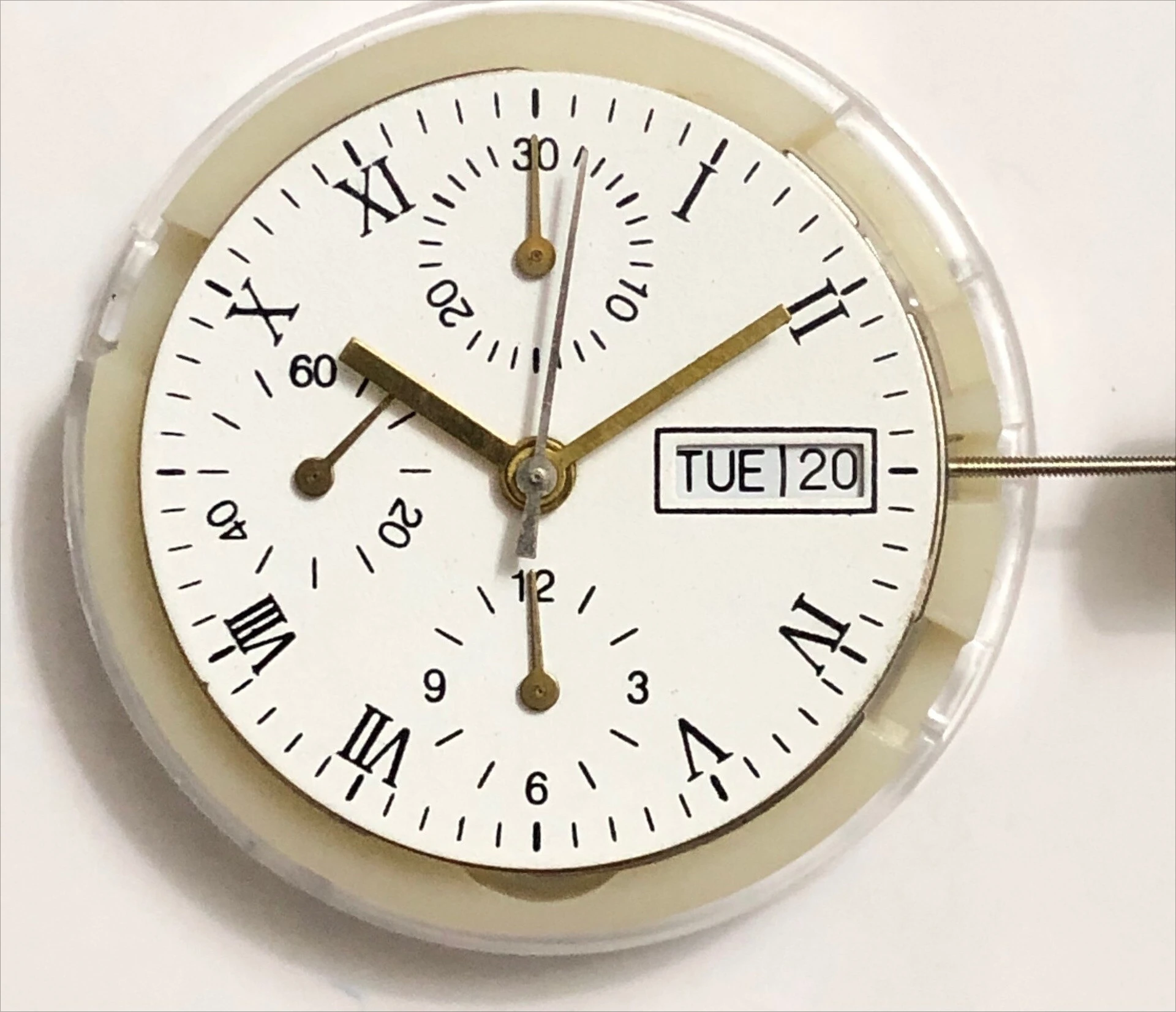Domestic Shanghai 7750 Double Calendar Movement Six-pin Double Calendar 9 O'clock Small Second Automatic Mechanical Movement