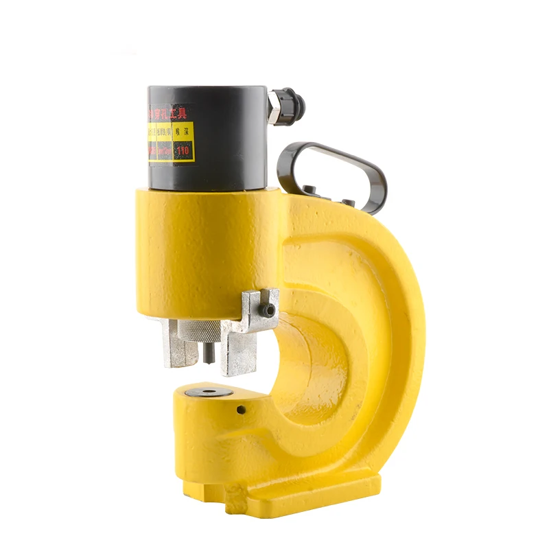 CH-70 Hydraulic Puncher Machine Metal Punching Tools for 3-12mm Thickness Cooper Plate Hole Dies 10.5-20.5mm of Channel Iron