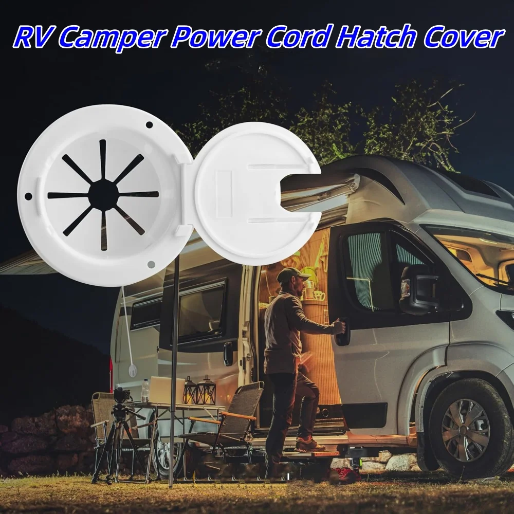 Round Electric Cable Cord Hatch Power Cords Round Polar For RV Truck Boat Camper For 30/50 Amp Cords Durable RV Accessories