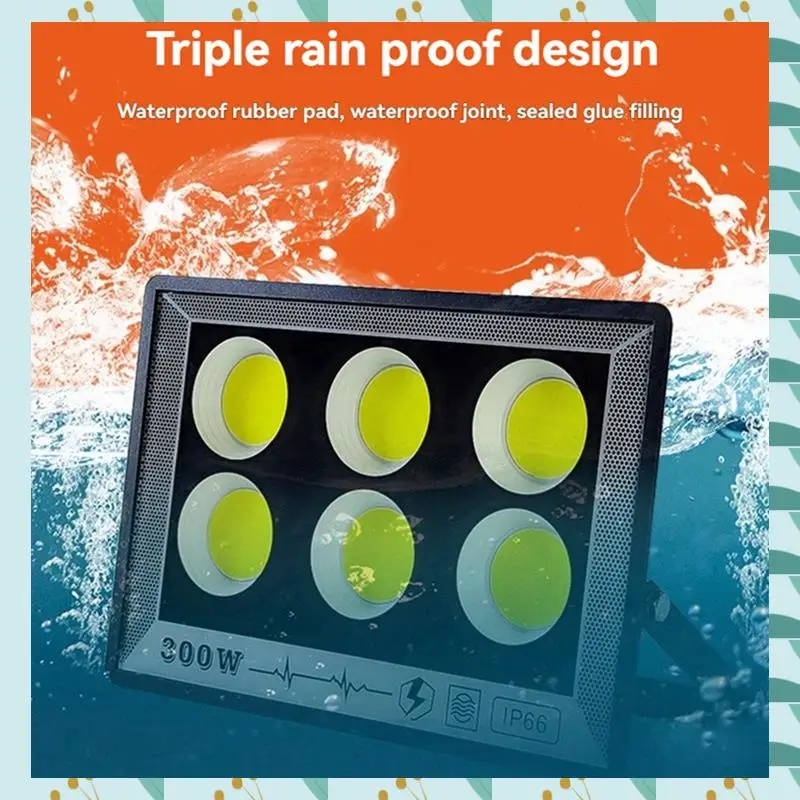 

A71P LED Flood Light IP65 Waterproof Outdoor Projector Lamp Spotlight Wall Light Floodlight 400W
