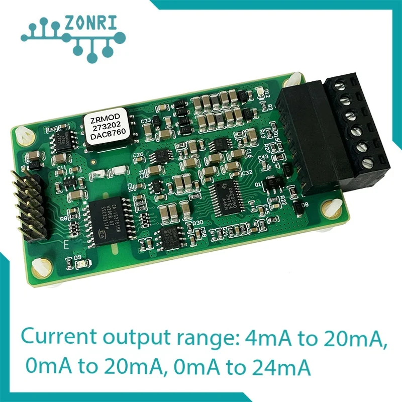DAC8760 16Bit High Performance Current Source/Voltage Source Module ± 5V/10V/4-20mA/0-24mA