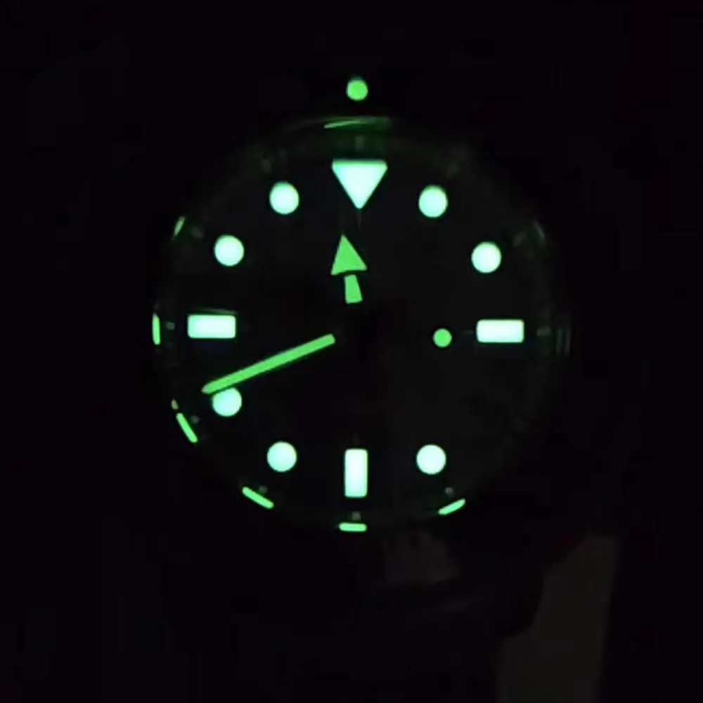 Customized Men's Watch NH35 Automatic Mechanical Movement Waterproof Diving Luminous Watch Case Watch Accessories No Logo