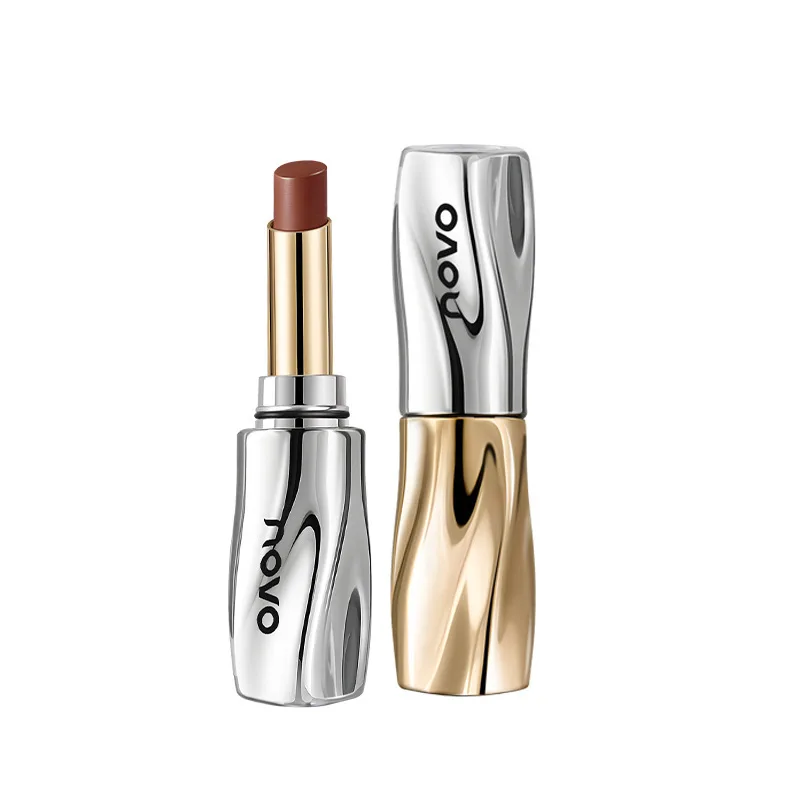 NOVO Silk Mist Locking Color Highlighting Lipstick Red Matte Surface Non-stick Nude Lipstick That Doesn't Easy to Fade