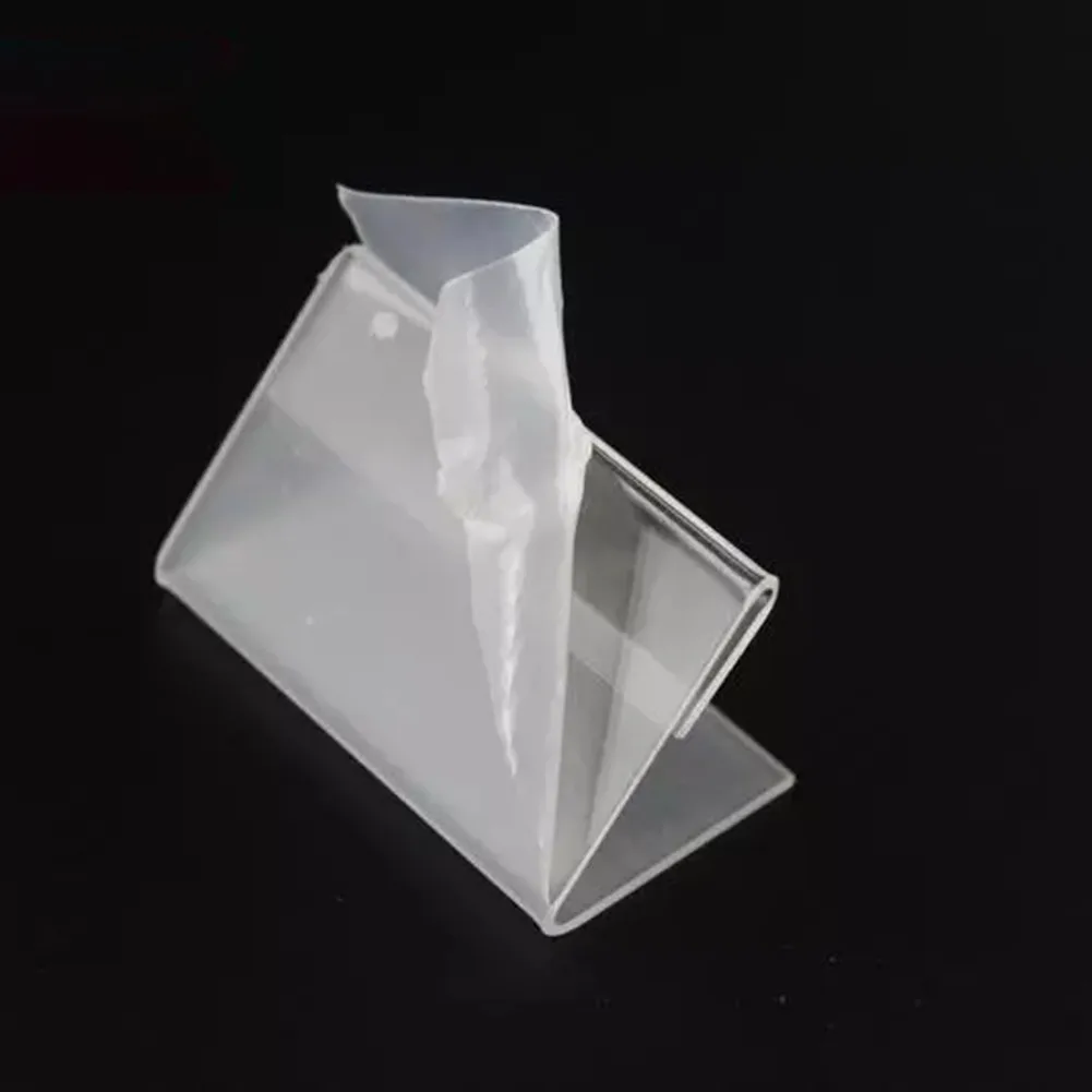 Brand New Display Stand Sign Display 2x4cm Acrylic Business Card Display Easels Label Label Stand Set Stand Price